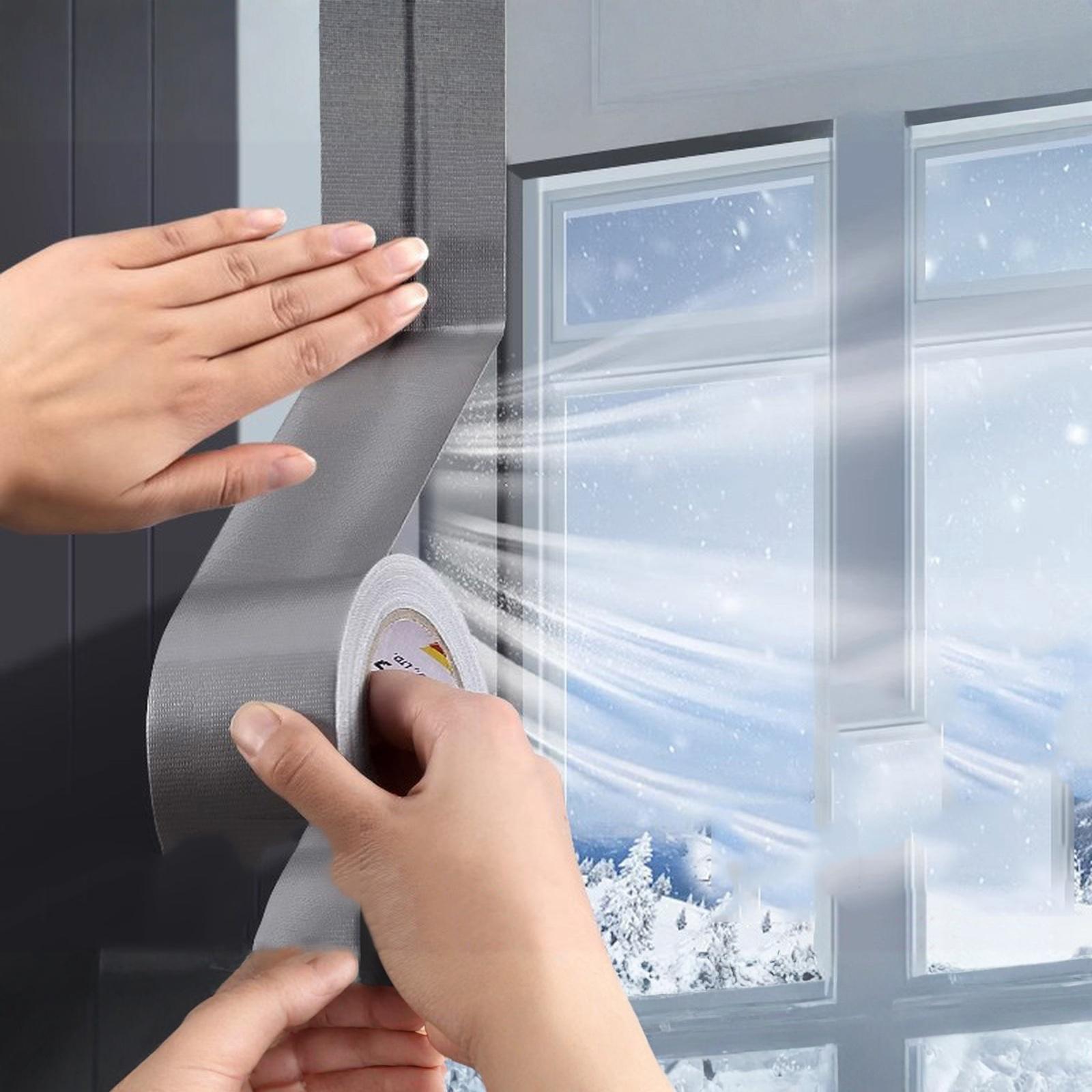 

Heavy Duty Door Window Seal Tape, High Adhesive Cloth Tape, Windproof Home Tape one size