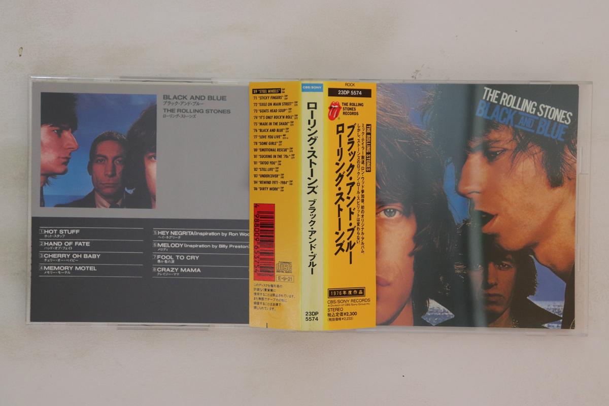 

CD ROLLING STONES - Black And Blue 23DP5574 CBS SONY 1989 Japan Obi Rock Used