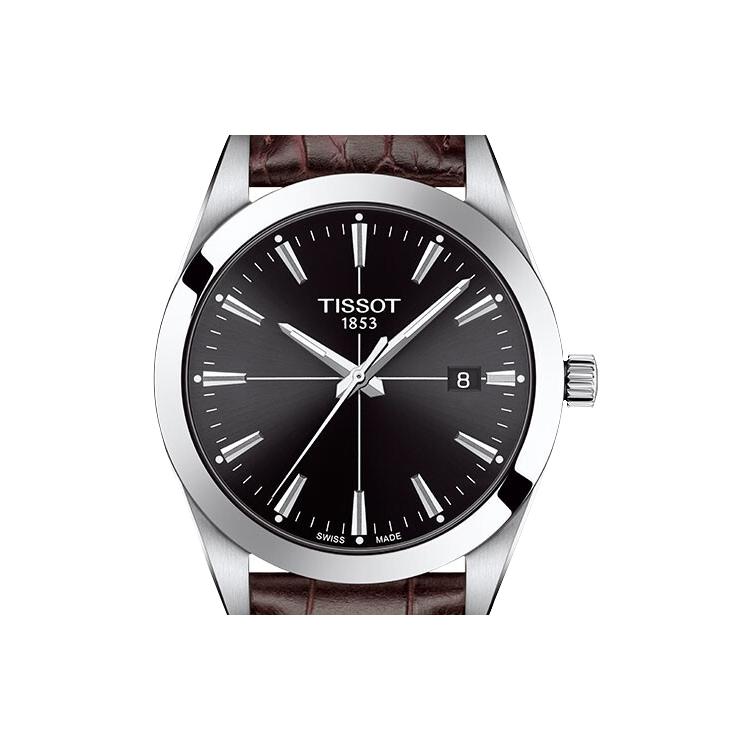 TISSOT Windy Collection Quartz Movement 100m Water Resistance Men's Watches Watch 40mm Black Dial T127.410.16.051.01