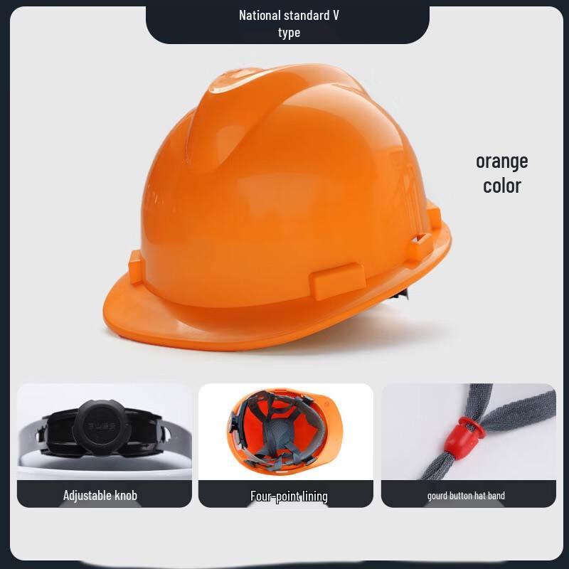 Longchan V-Shape Heavy-Duty Construction Safety Helmet