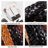 Women's Genuine Leather Woven Belt - Handmade, Punch-Free, Pin Buckle, Decorative Cowhide, In Stock