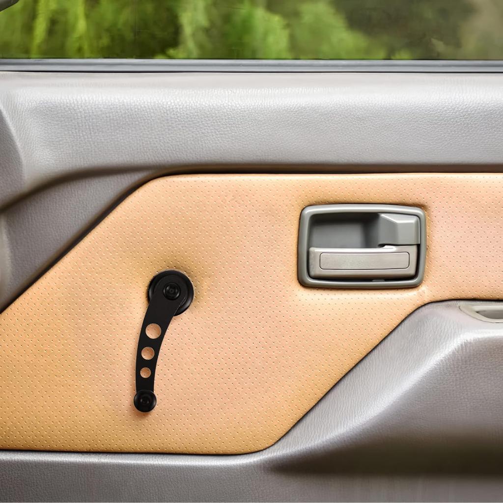 BESPORTBLE Window Crank Handle Aluminum Universal Car Wagon Door Window Crank Handle Winder Car Door Accessories (Black)