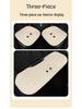 Plush Car Seat Cushion Set for Autumn & Winter - Single & Three-Piece Options