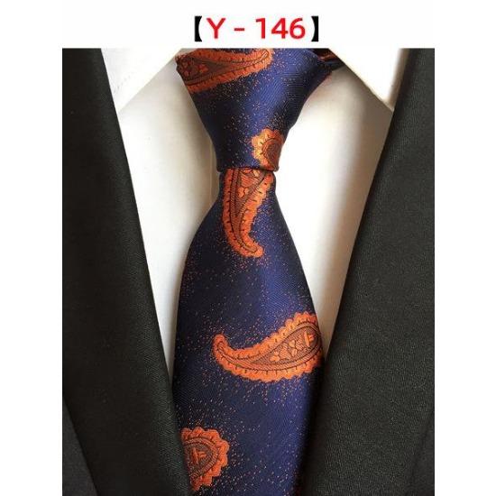 8Cm Polyester Herrenkrawatte Cashew Blumenanzug Krawatte