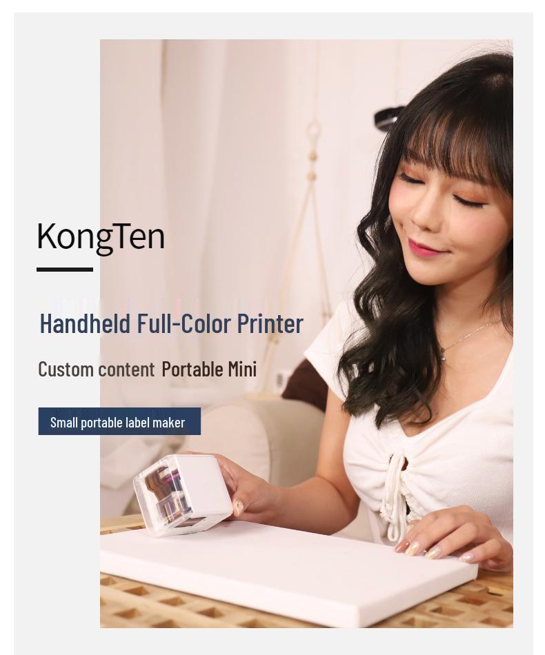 MBrush Handheld Mini Color Inkjet Printer for Custom Labels
