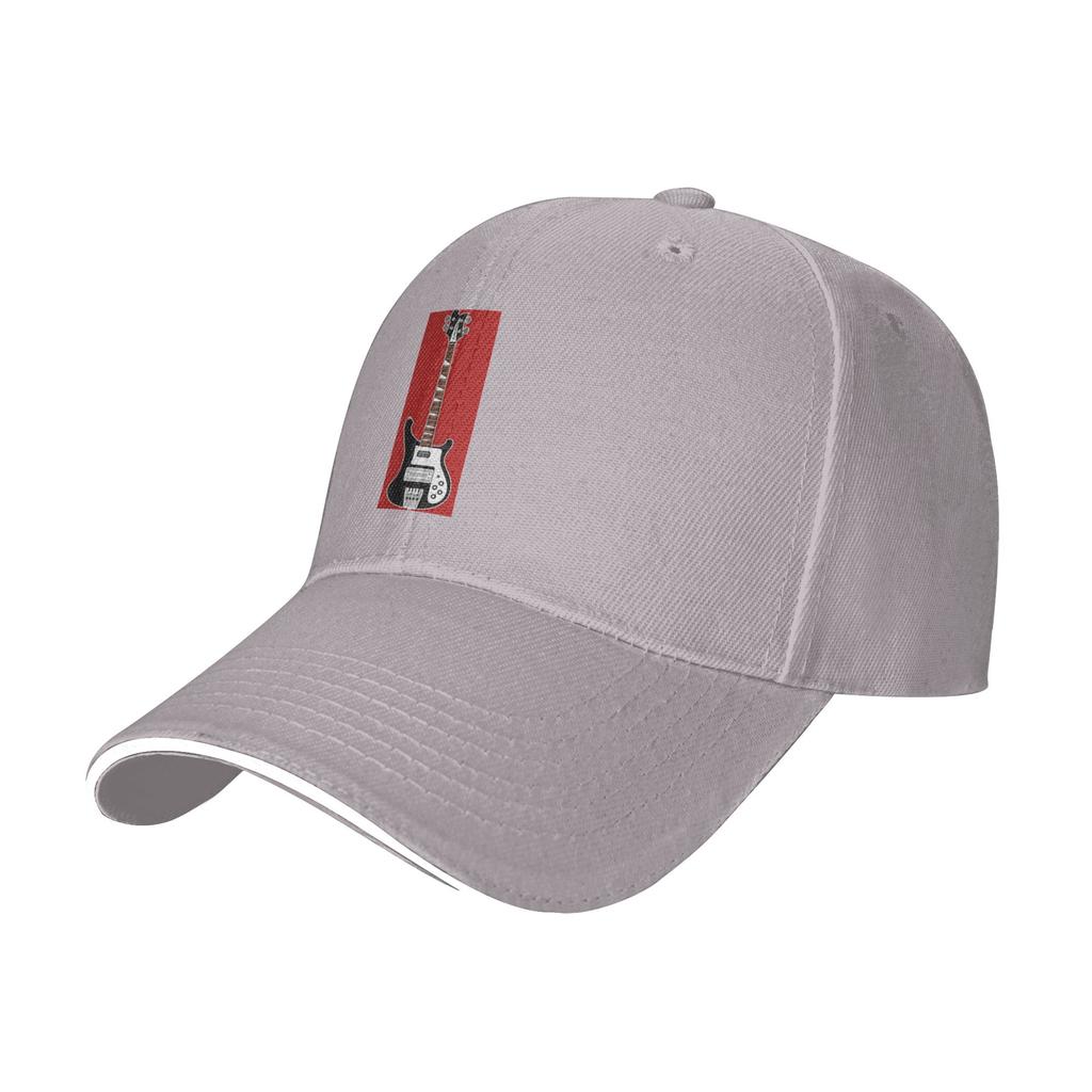 GUITAR SILHOUETTES RICKENBACKER BASS Cap Baseball Caps Adjustable Hat Hip Hop Summer Unisex Baseball Hats Customizable