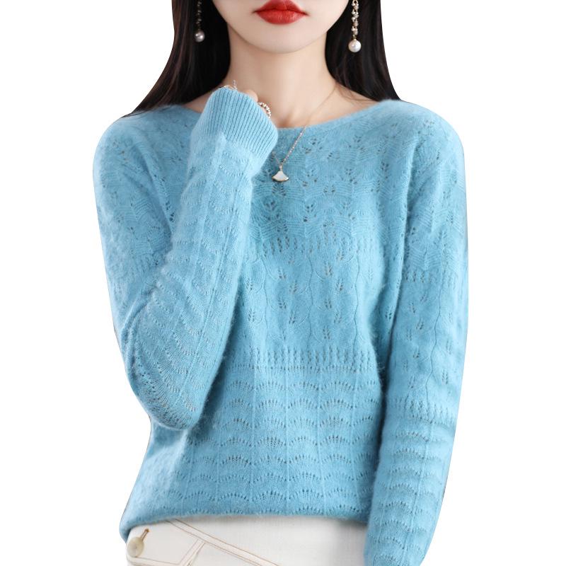 2023 Women's Stylish Loose-Fit Hollow Out Knit Sweater