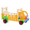 Wooden Children's Early Education Enlightenment Combination Disassembly and Assembly Building Block Multi-functional Tool Cart Screw Educational Toy