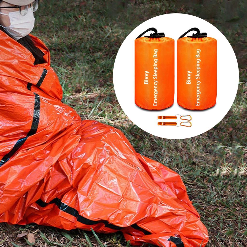 For Backpacking All-weather Shelter Survival Sleeping Bag 84 Long By 36 Wide Breathable Multi-purpose Ground Cover
