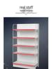 Adjustable Supermarket Display Rack for Snacks and Food, Single/Double-Sided, Ideal for Convenience Stores and Mother & Baby Products.