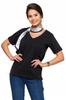 Women's Premium Line T-Shirt Short Sleeve Cotton MORAJ M black