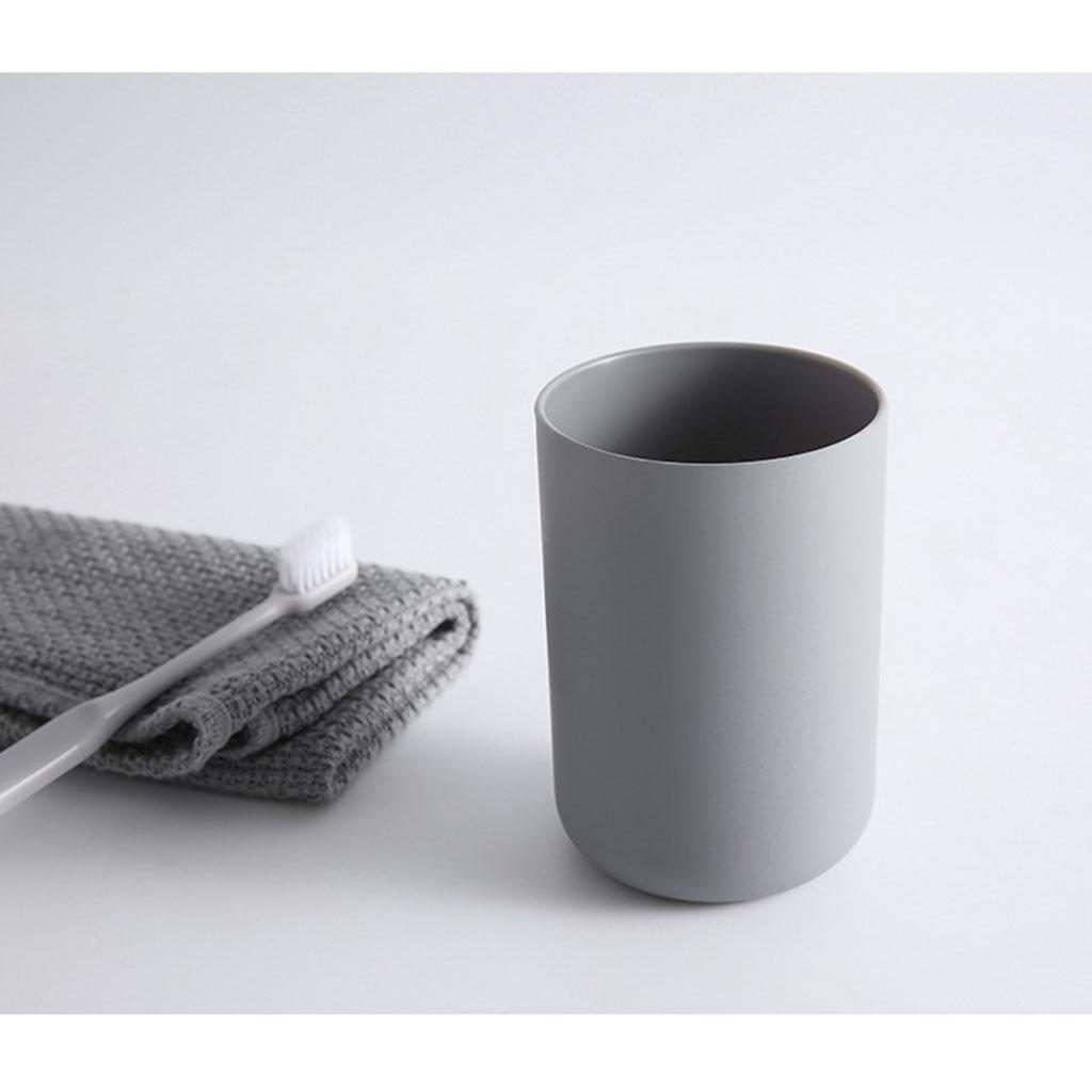 Mouthwash Brushing Cups Without Handle Plastic Drinking Mugs Simple Style Household Plastic Toothbrush Cups for Bathroom