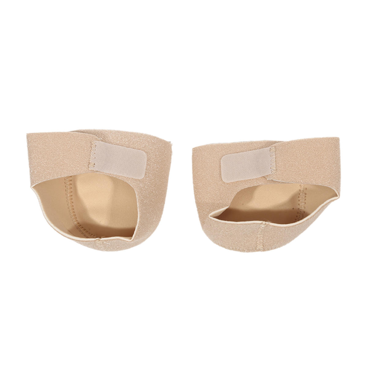 

1 пара силиконовых подпяточников, амортизирующих, снимающих давление на ноги, с регулируемыми ремешками для предотвращения скольжения, стельки L телесный