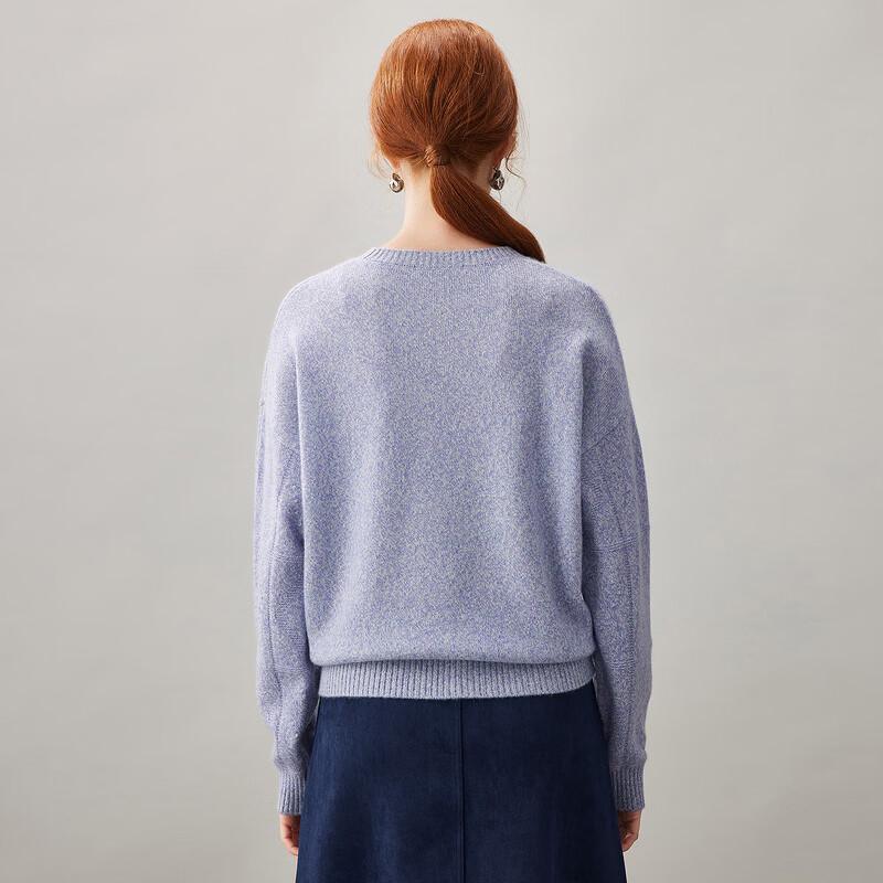Komonboka Damen Winter Verdickter 100% Kaschmir Pullover