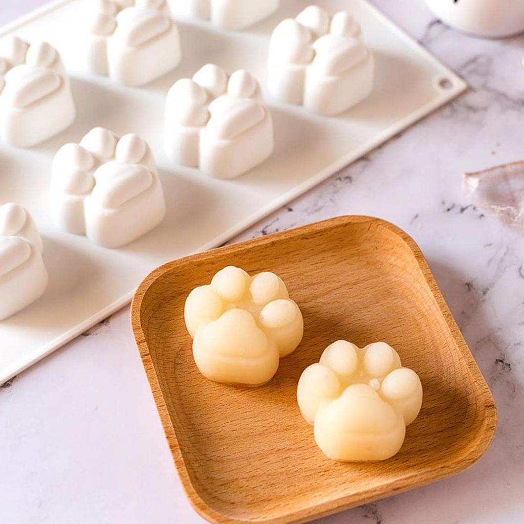 FineInno Silicone Cat Cat Claw Cake Cat UV Cat Japanese Sweets Silicone DIY Silicone Resin Handmade Gift Mold, Paw, 8-Piece Mold, Mold, Resin, Paw,