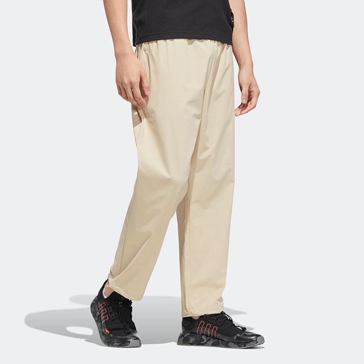 adidas Originals LIGHTWEIGHT WOVEN PANTS Knitted Sweatpants Men's Light Brown HM8024