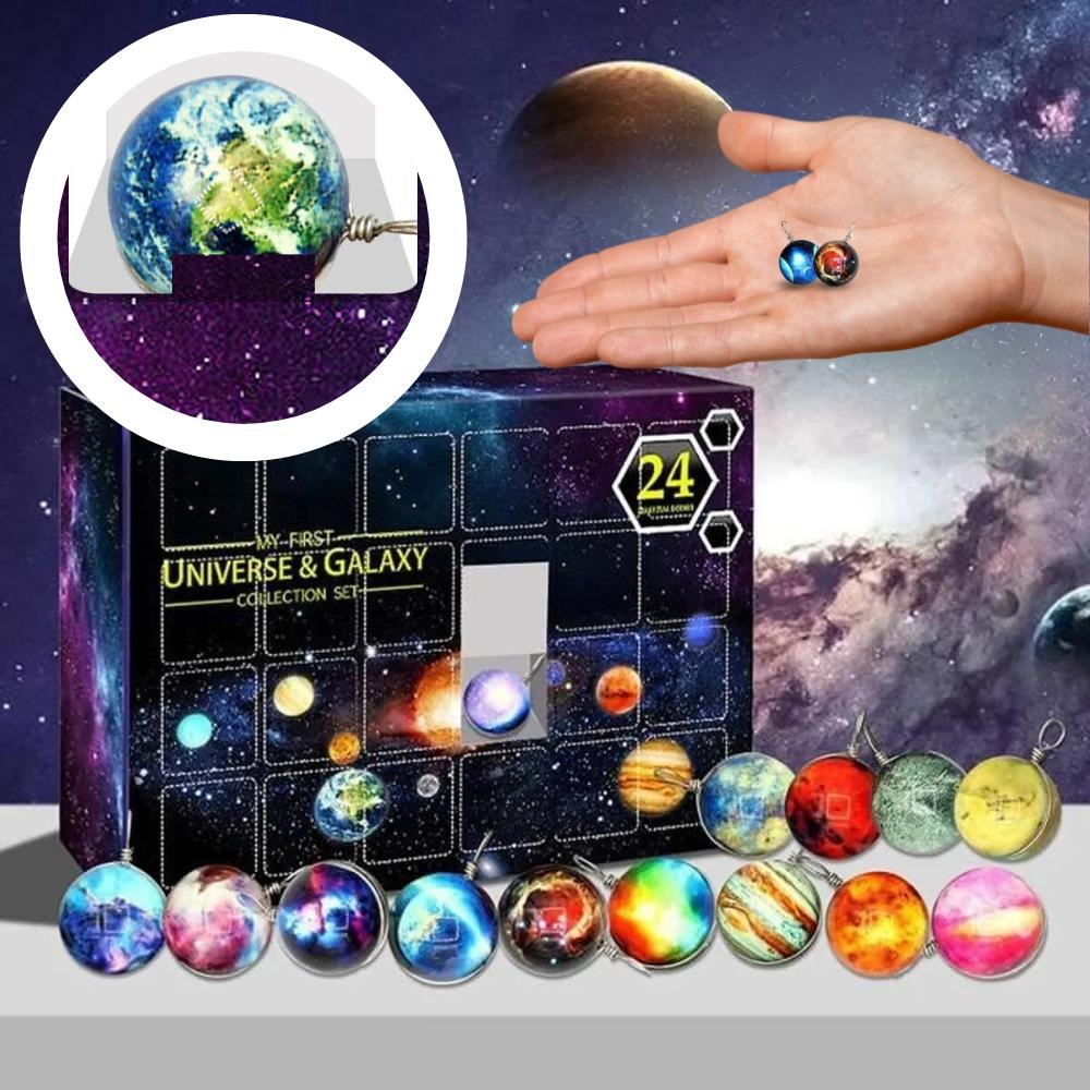Advent Calendar Planets Space Universe Solar System Pendants 24