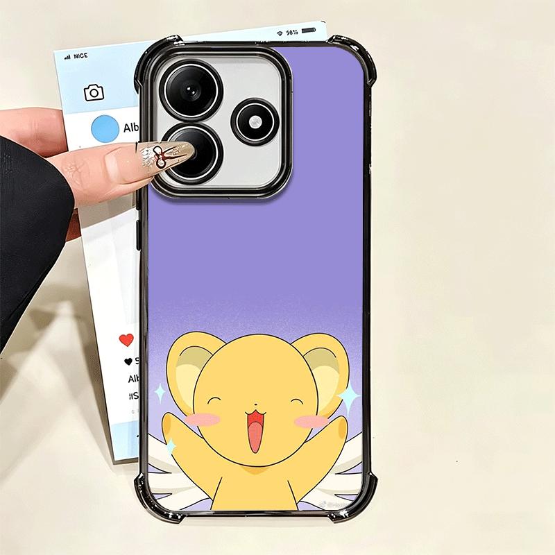 Cardcaptor Sakura Cute Girl Plating Phone Case For Xiaomi Poco X5 X6 X7 X8 Pro Max F8 Ultra F7 M8 M7 M5S Redmi 15C 15 14C 13C 13