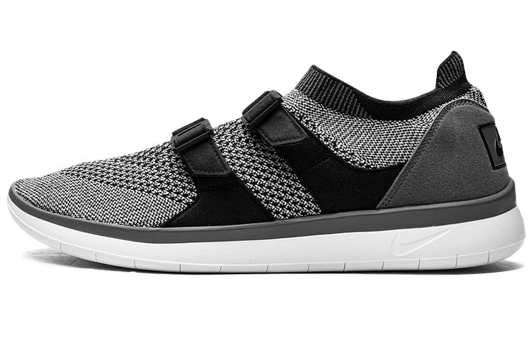 Nike Air Sock Racer Flyknit  White Black Dark Grey  898022-100 42.5