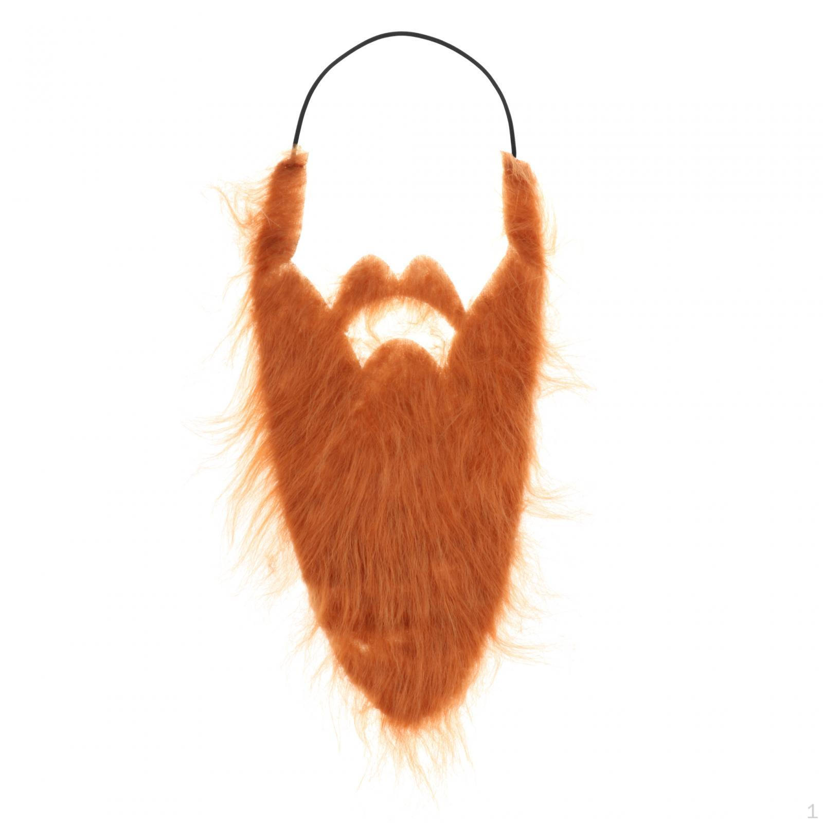 

, Костюм, Искусственная борода на Хэллоуин, Сценические выступления, Взрослые Brown 44cm