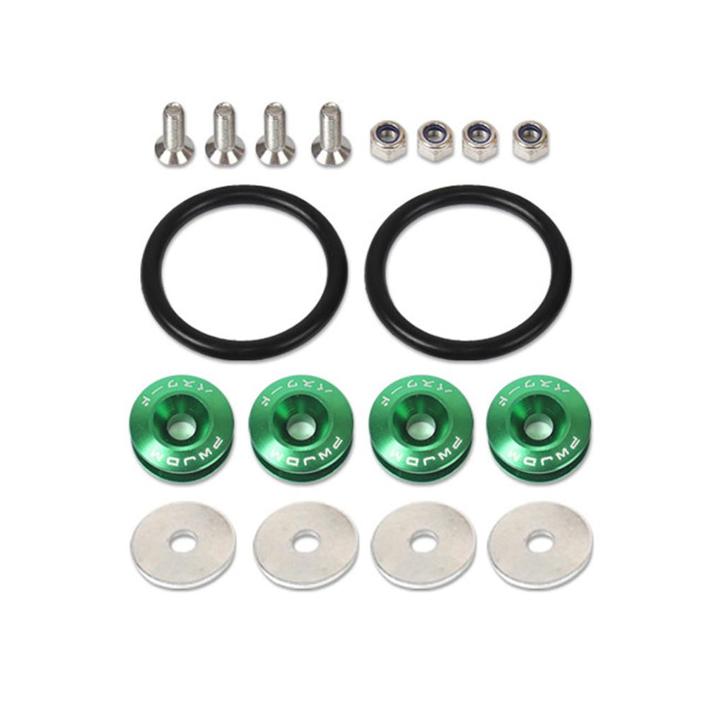 Cover Front Bumper Car Bumper Fasteners Surrounding Screw Quick Release Fasteners JDM Fasteners Kit