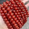 Natural Red Agate Loose Beads for DIY Handmade Bracelet Jewelry