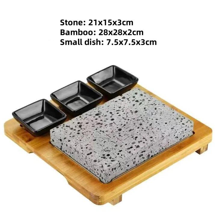 Cooking Stones for Steak Indoor Grill Sizzling Hot Stone Set Lava Steak Stones Hot Stone Cooking Hot Rock Cooking Stone Set