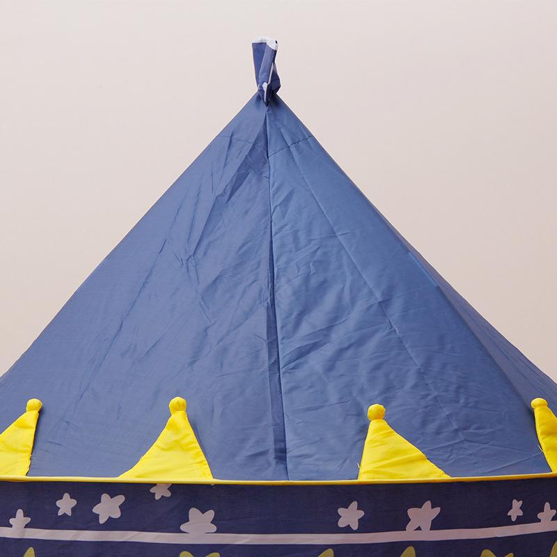 Tragbare Faltzelte für Babys und Kleinkinder, Schloss, Kinder, Rosa, Blau, Spielhaus, Camping-Spielzeug, Geburtstag, Weihnachten, Outdoor-Geschenke, Zimmerdekoration