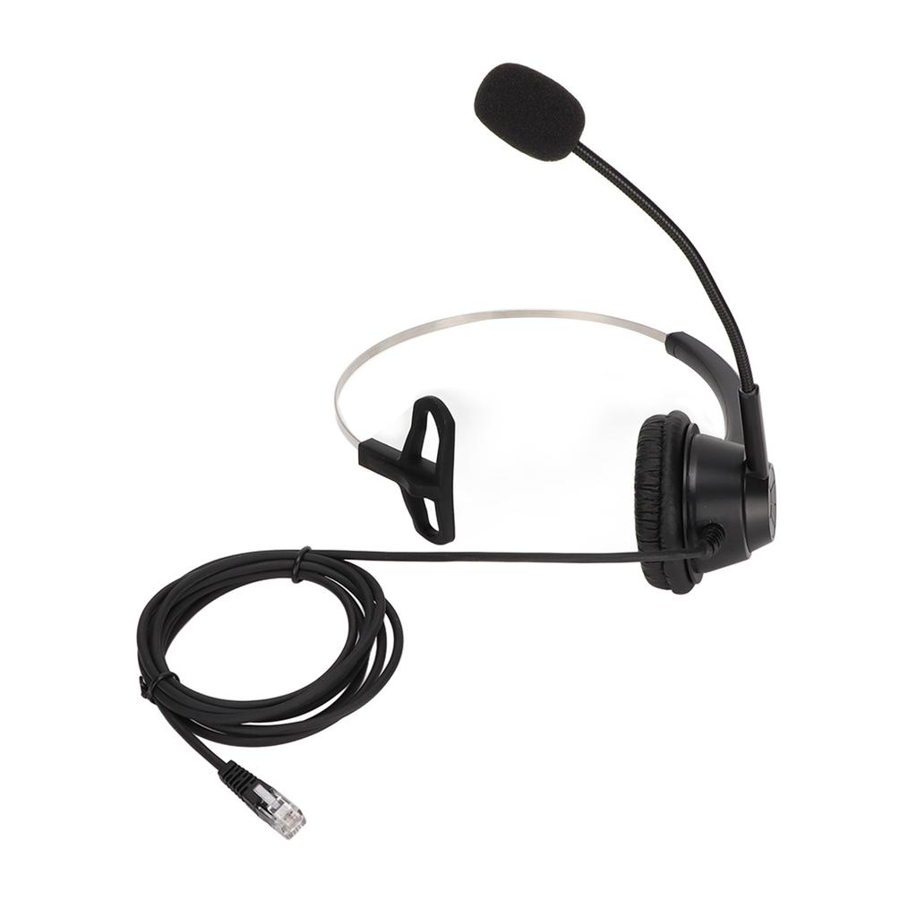 H360‑RJ9 Telephone Headset Professional Call Center Headset with Noise Canceling Mic for Customer