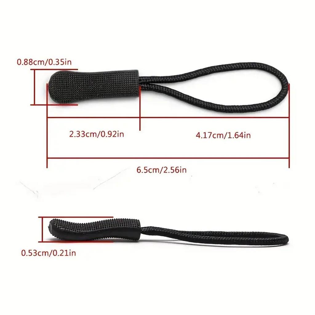 Detachable Zipper Head Pull Rope for Clothes Down Jacket Pendant Bag Sewing Accessory