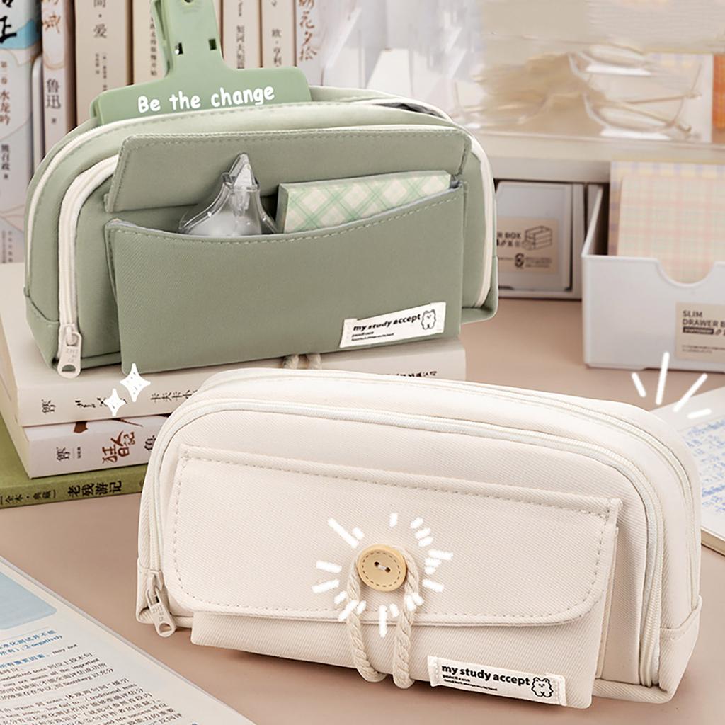 4-layer Japanese Pencil Case, Large Capacity Pencil Case, Stationery Case, Student Multi-layer Style, High Appearance Stationery Bag