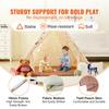 Kids Play Tent Teepee Tent for 1-5 Years Old Toddler Tent with Mat Balls
