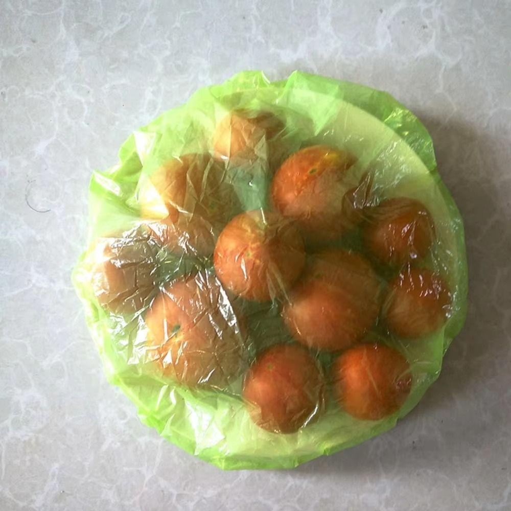 60 Pièces Couvercles d'Assiettes Jetables Film Plastique Transparent Couvercles de Bols Réutilisables Couvercles de Rangement Alimentaire Anti-Poussière Élastiques