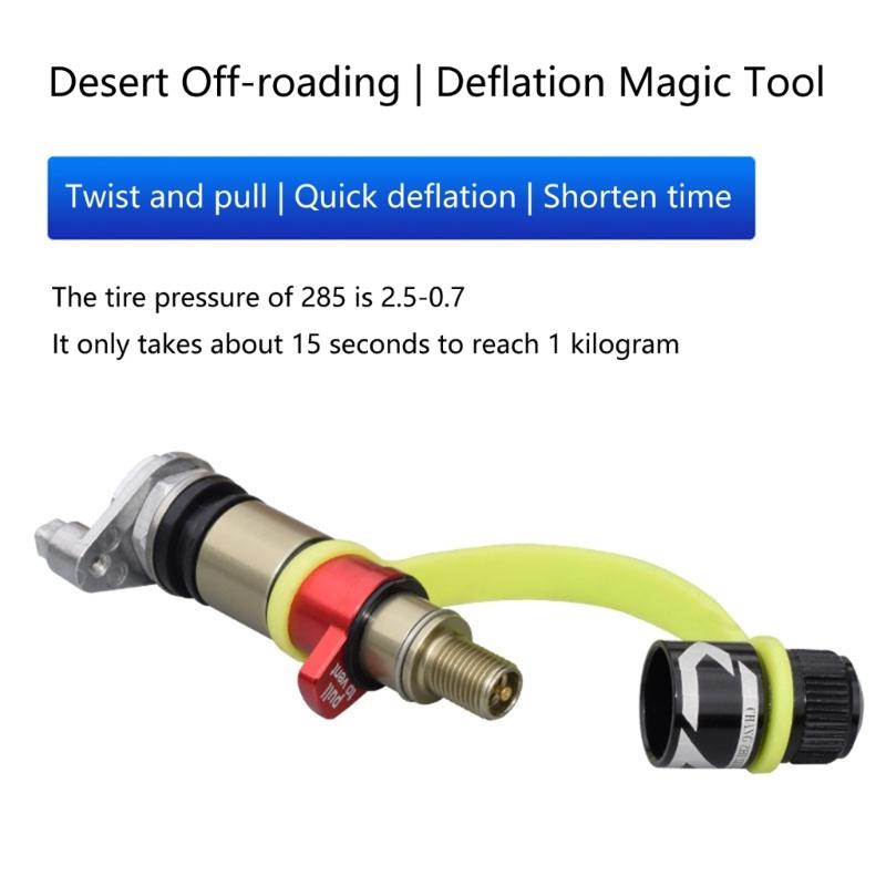 Fast Tire Pressure Release Valves Strong Strong strength Aluminum Tire Deflator Valves for Road Vehicles Sand Terrain