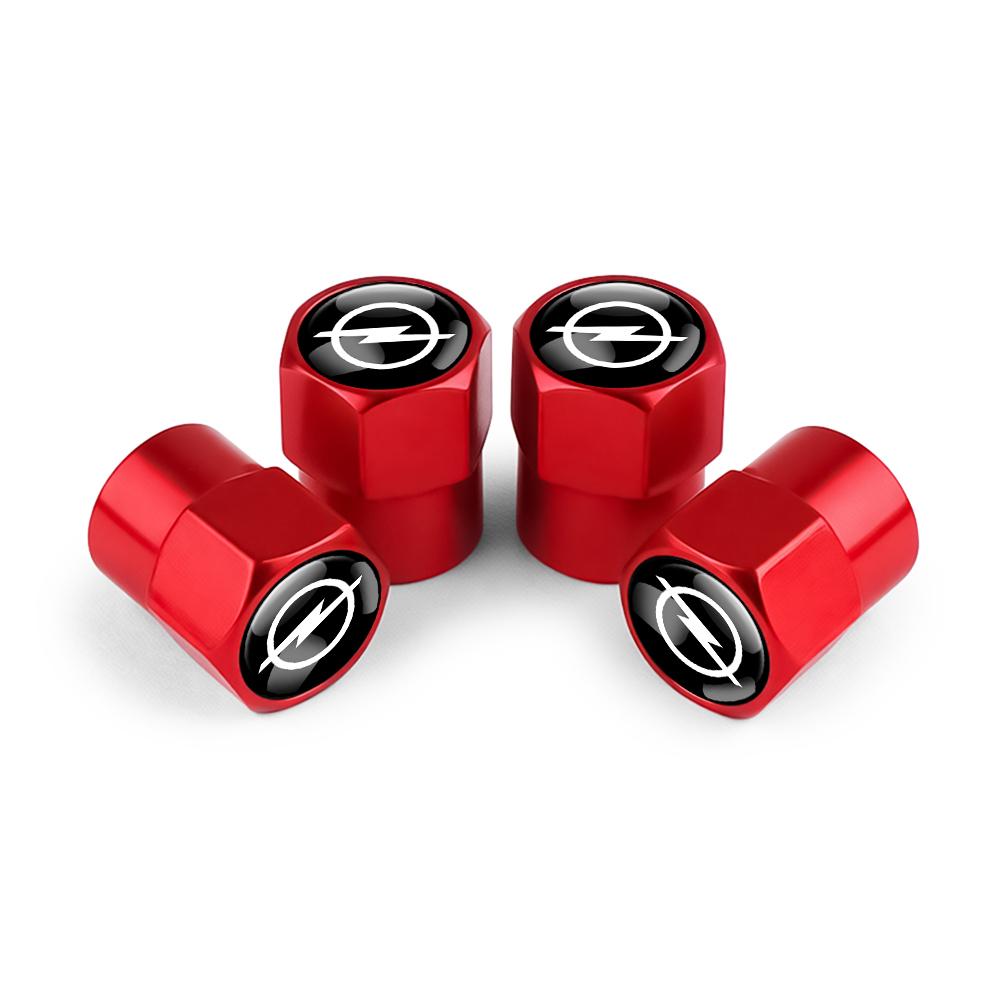 4Pcs Aluminium Alloy Car Styling Wheel Valve Caps Cover Auto Accessories For Opel Opc Astra K Vivaro Corsa Zafira Insignia Mokka  RX3