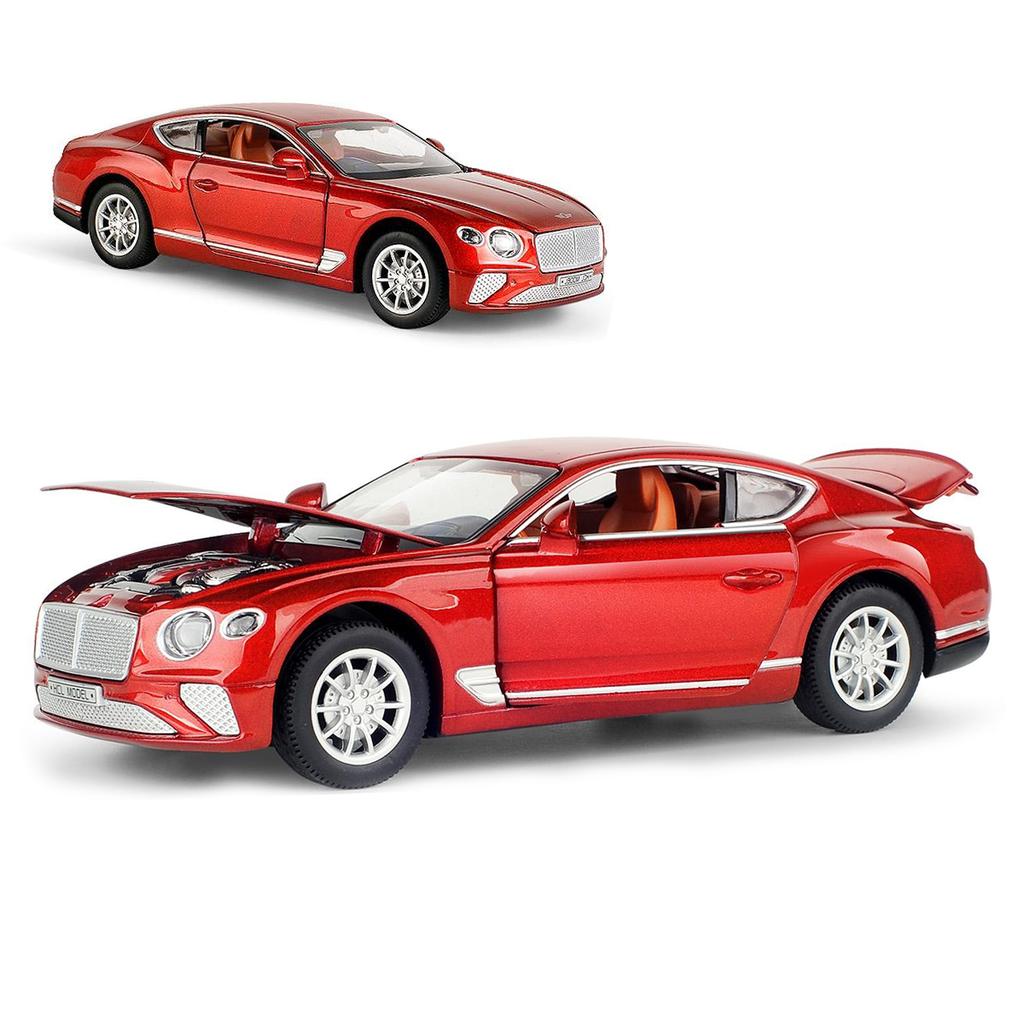 1:22 Bentley Continental GT Alloy Luxy Car Model Diecast Metal Toy Vehicles Car Model Collection Kids Gift