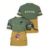 Australia National Flag T-shirt For Men's Clothing 3d Printed Landmark Building T Shirts Kangaroo Koala Animal O-neck Tees Tops