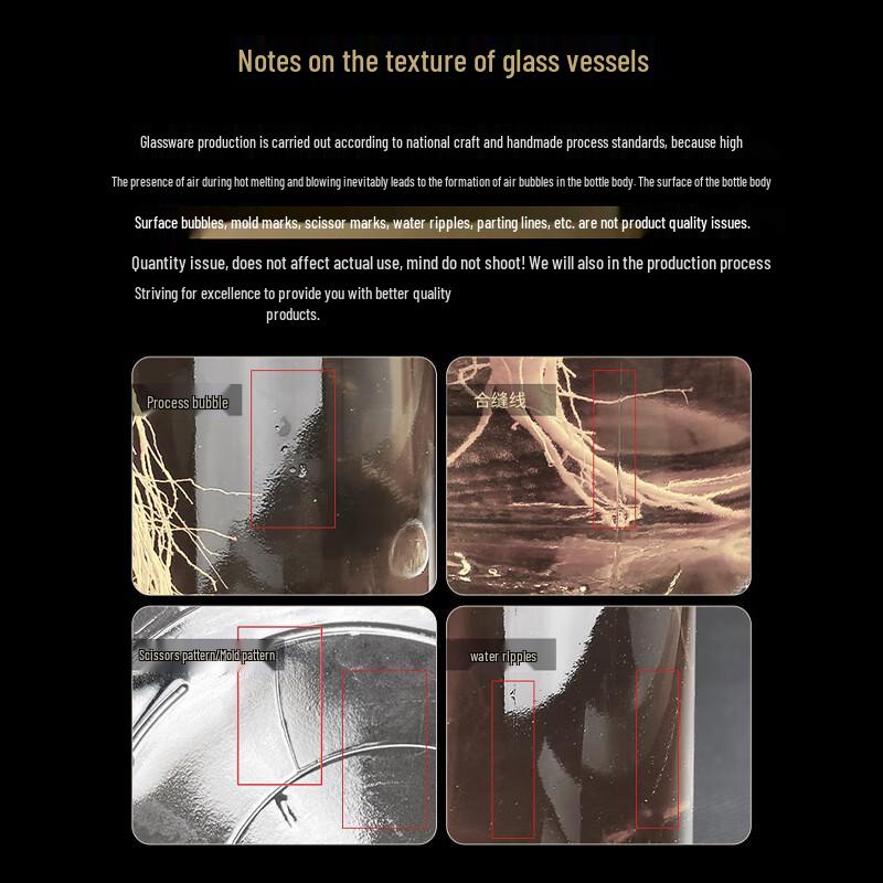 Homeglen Glass Wine & Herb Infusion Jars