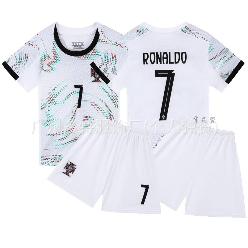 2 New children's football jersey set Boys and girls games game jersey Kindergarten performance jersey jersey