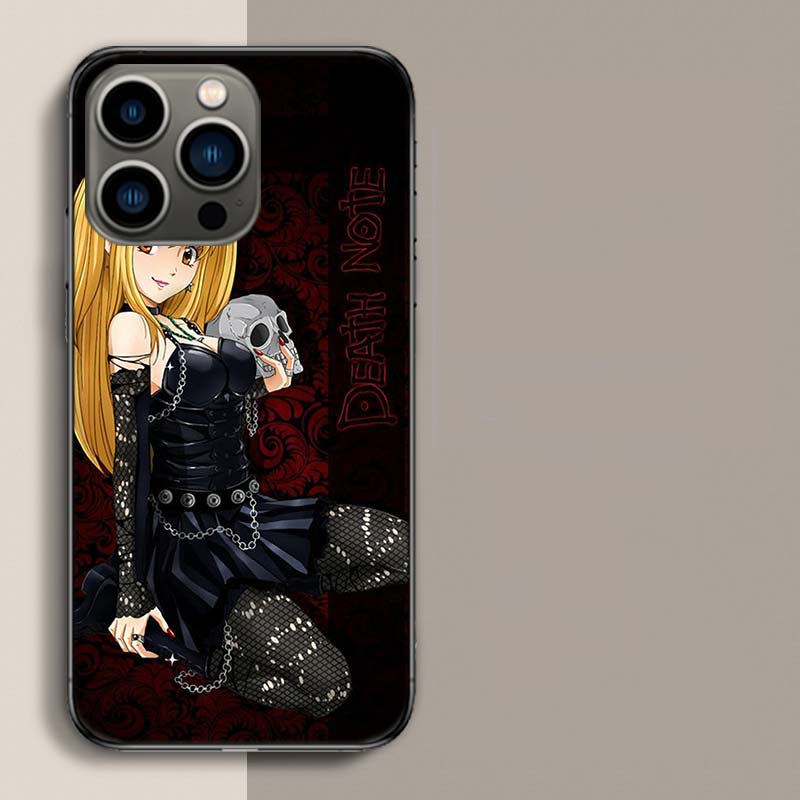 Anime Death note Amane Misa Phone Case For Iphone 17 Air 15 Pro 14 Plus 16 Pro Max 12 13 Mini 11 16E X XS Cover Cute Fundas