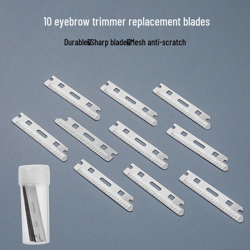 Foldable Safety Eyebrow Shaver: Multifunctional, Anti-Scratch Trimming Tool for Men & Women
