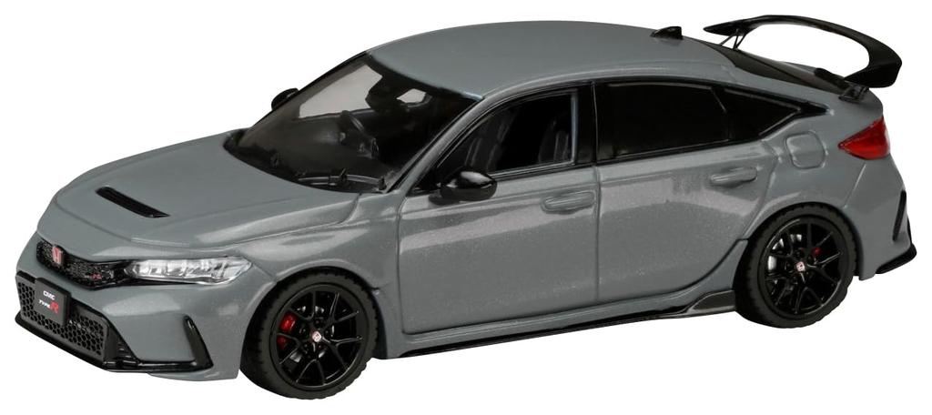 HobbyJAPAN HJD43 Skala Honda Civic TYPE R Pakiet RACING BLACK Sonic Gray Pearl Model Wykończony HJD431003GM 1/43 (FL5)
