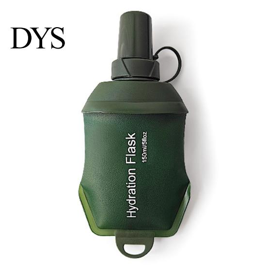 Faltbarer Trinkwasserbehälter TPU Weichflasche Feldflasche Lebensmittelqualität Auslaufsicher Sport BPA Frei Auslaufsicher Faltbar Outdoor Hydration