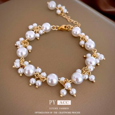 French Irregular Pearl Bracelet Retro Niche High-end Bracelet Light Luxury Temperament Jewelry