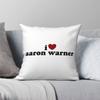 Aaron Warner Shatter Me Square Pillowcase Polyester Linen Velvet Creative Zip Decor Pillow Case Sofa Seater Cushion Cover 18"