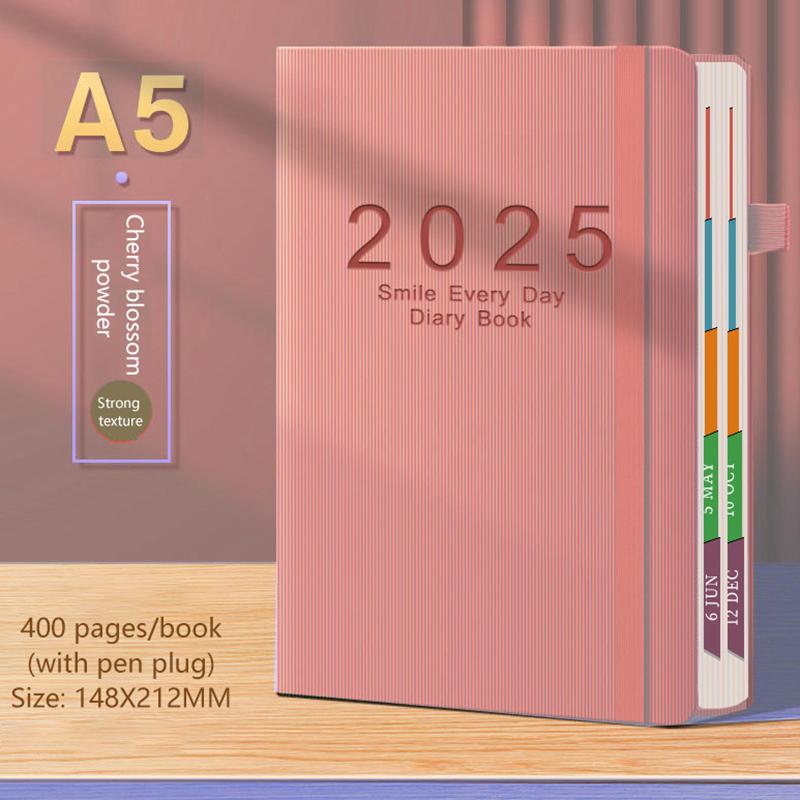 Einfaches Terminkalender Notizbuch Geschäftsmanagementplan Notizbuch Kalender Notizblock Effizienz-Notizbuch Bürobedarf Studenten Schreibwaren