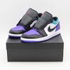 553558-154 Nike Air 1 Low Bright Concord Aqua Court Purple Black (Men's)