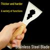 Compact Manganese Steel Japanese Shovel: Thickened Stainless Steel Putty Knife, Wall Scraper, and Multifunctional Renovation Tool