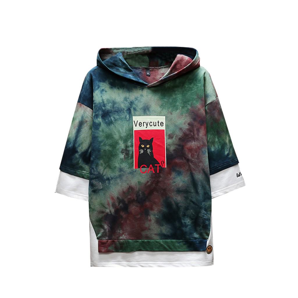 Mens Summer Shirt,Imakcc Fashion Funny Printed Tie-Dyed Fake Blouse Comfortable Top Mens Summer Shirt,Imakcc Fashion Funny Printed Tie-Dyed Fake Blouse Comfortable Top