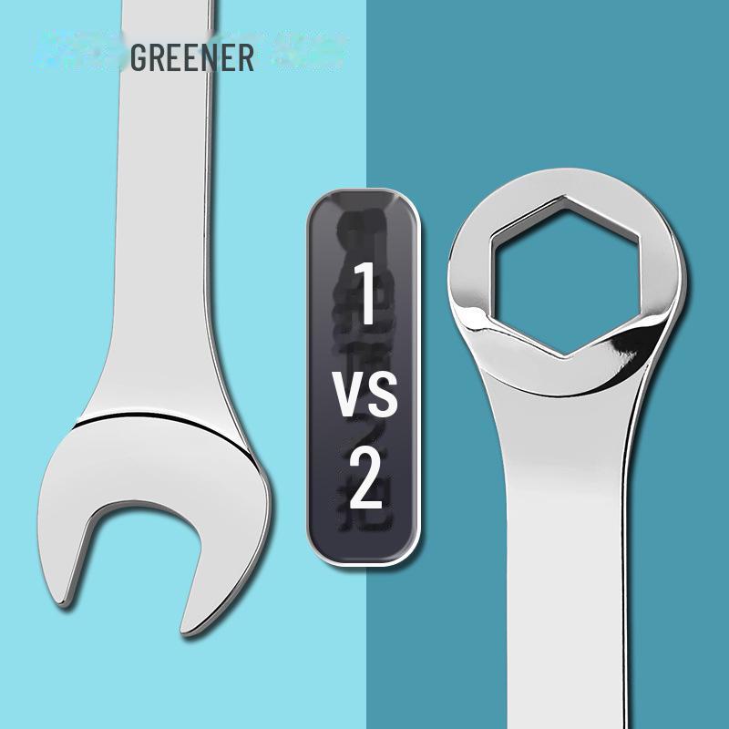 Green Forest Thin Open End Wrench Set: Complete Hardware Tool Set